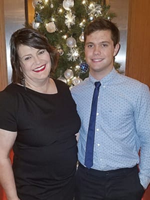 mother and son