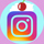 instagram icon with a cherry and whipped cream